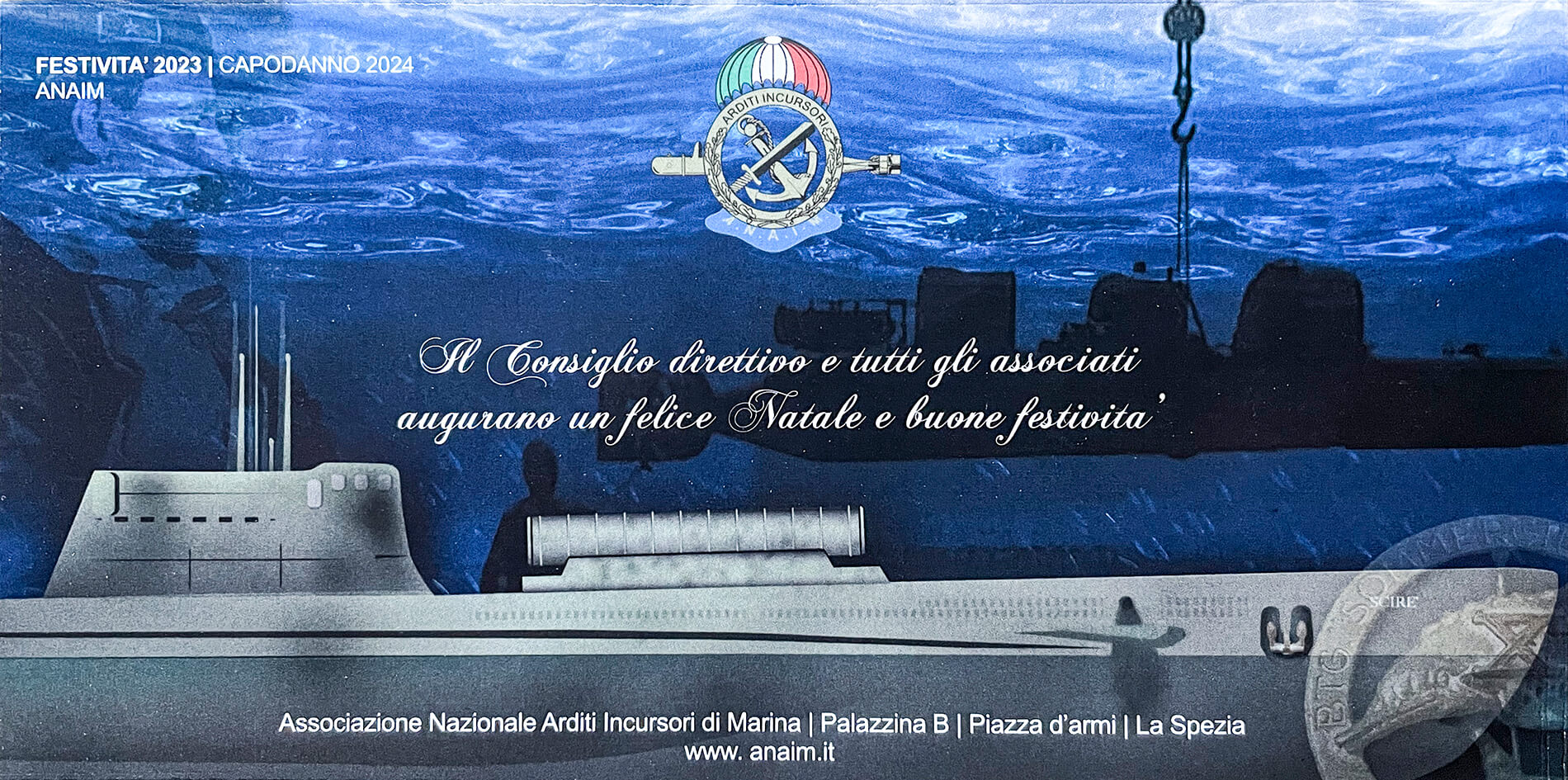 Auguri di Natale Scambio auguri natalizi in ANAIM