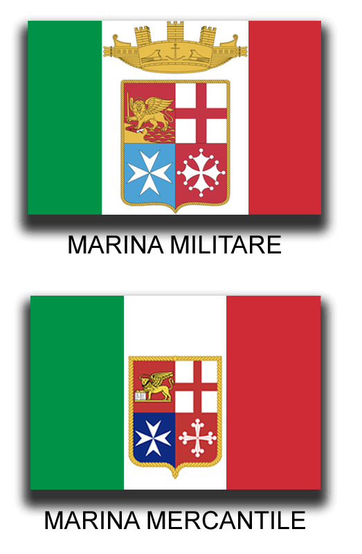 Bandiera Militare e Mercantile