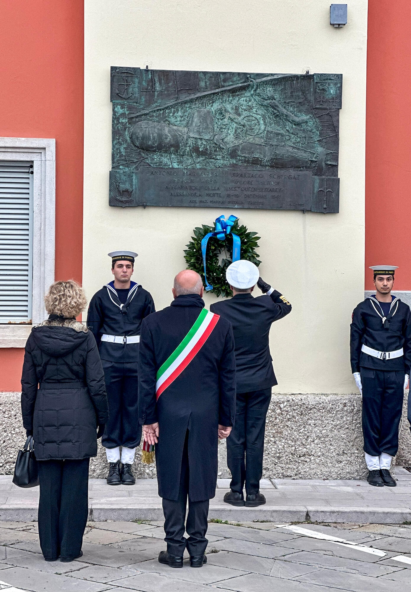 Commemorazione Marceglia Schergat (2) Cerimonia di commemorazione di Antonio Marceglia e Spartaco Schergat