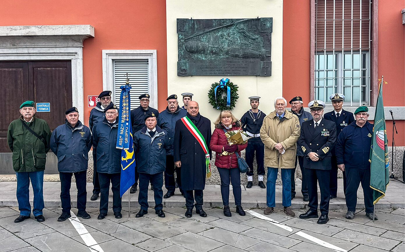 Commemorazione Marceglia Schergat (3) Cerimonia di commemorazione di Antonio Marceglia e Spartaco Schergat