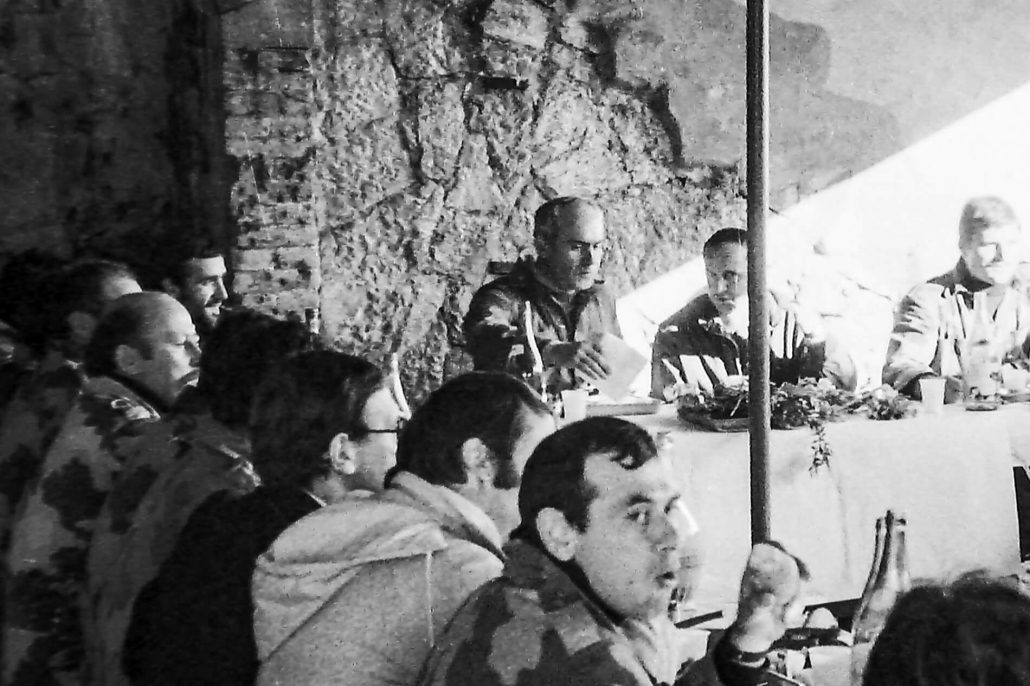 Giuseppe Bercini (9) L’Ammiraglio Giuseppe Bercini fu l’organizzatore della struttura militare che in breve tempo diventò la prima Unità Antiterroristica italiana, fiore all’occhiello della Marina Militare italiana.