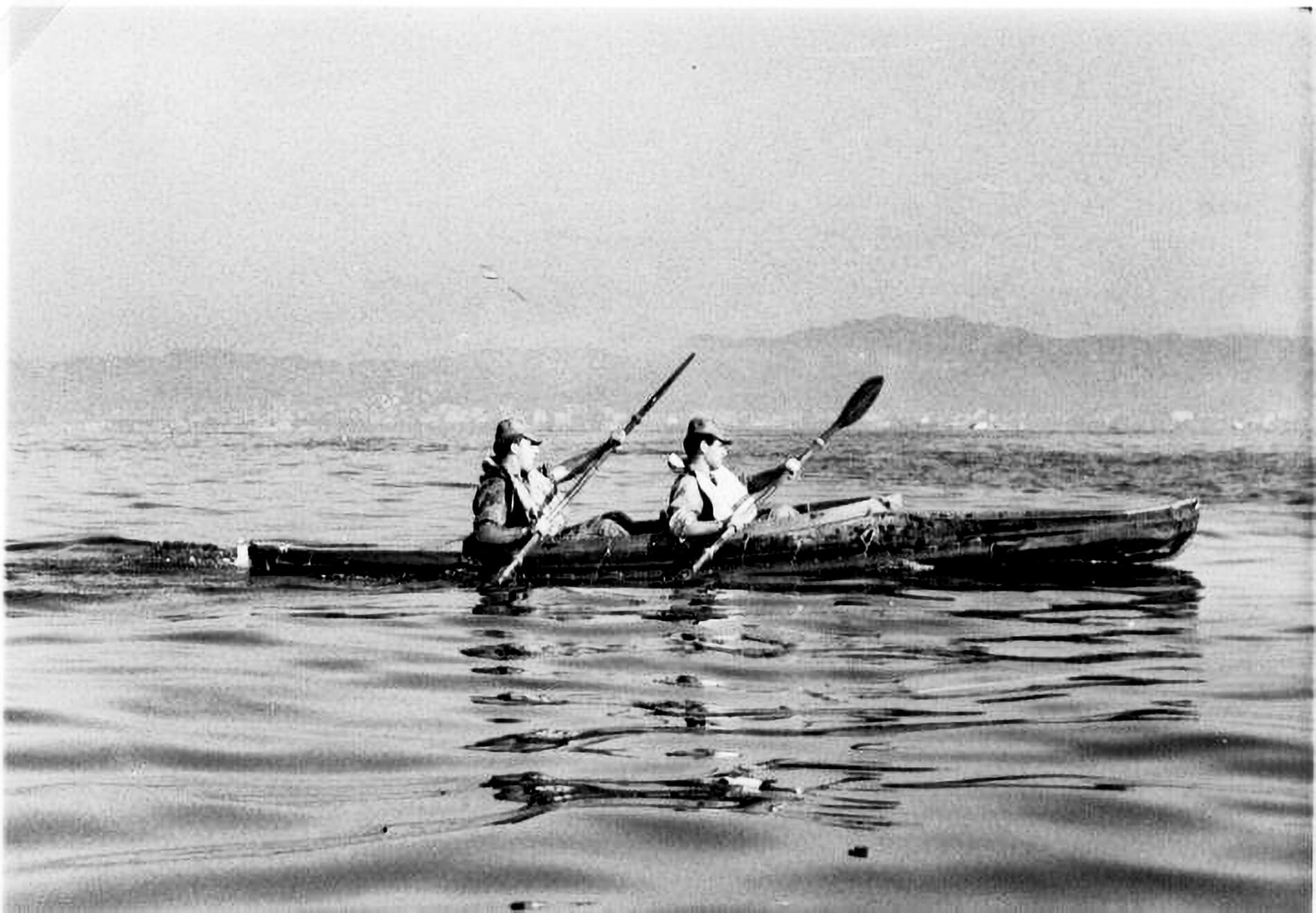 Il vecchio kayak italiano Il vecchio kayak torna a nuova vita
