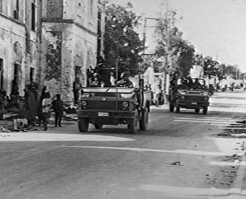 In pattuglia Caimani in pattuglia a Mogadiscio