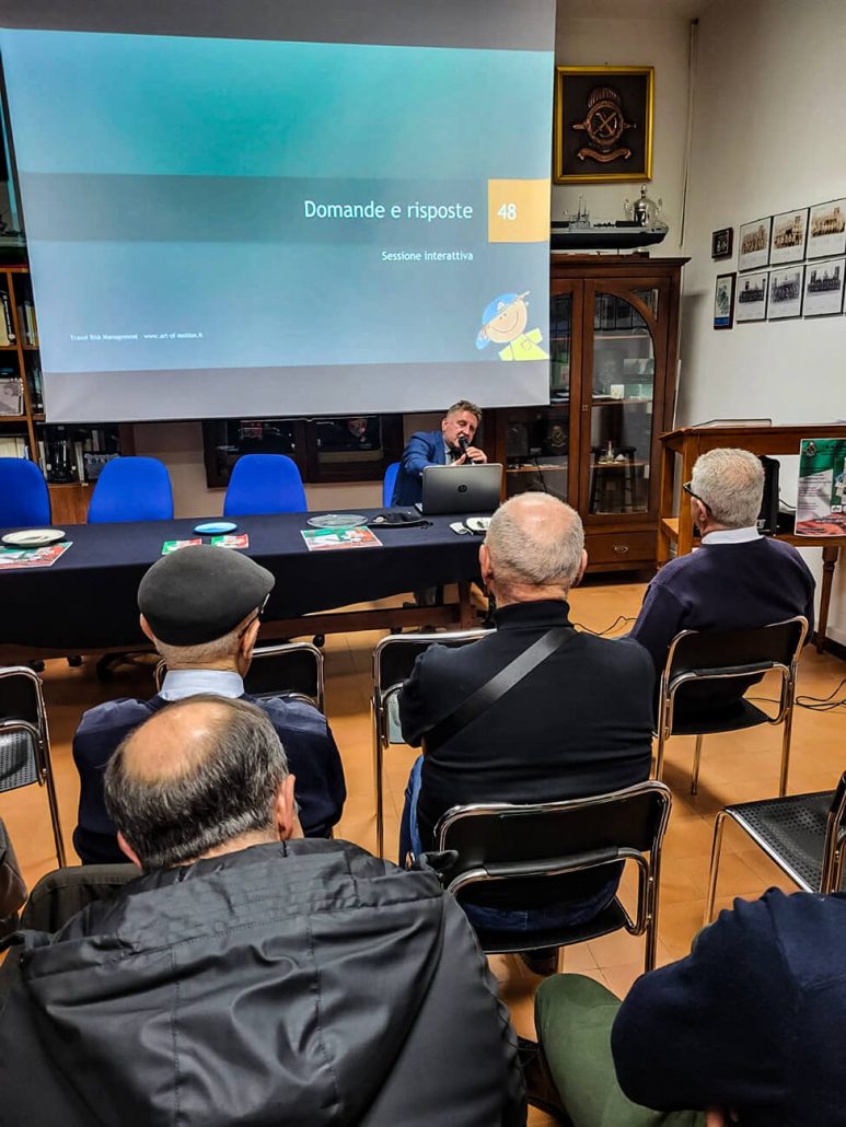 Momenti della presentazione del Libro di Fabiano Manzan Italian packaging contractor