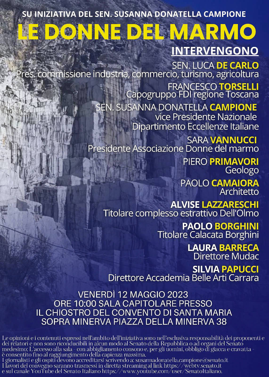 Le donne del marmo Lwe donne del marmo