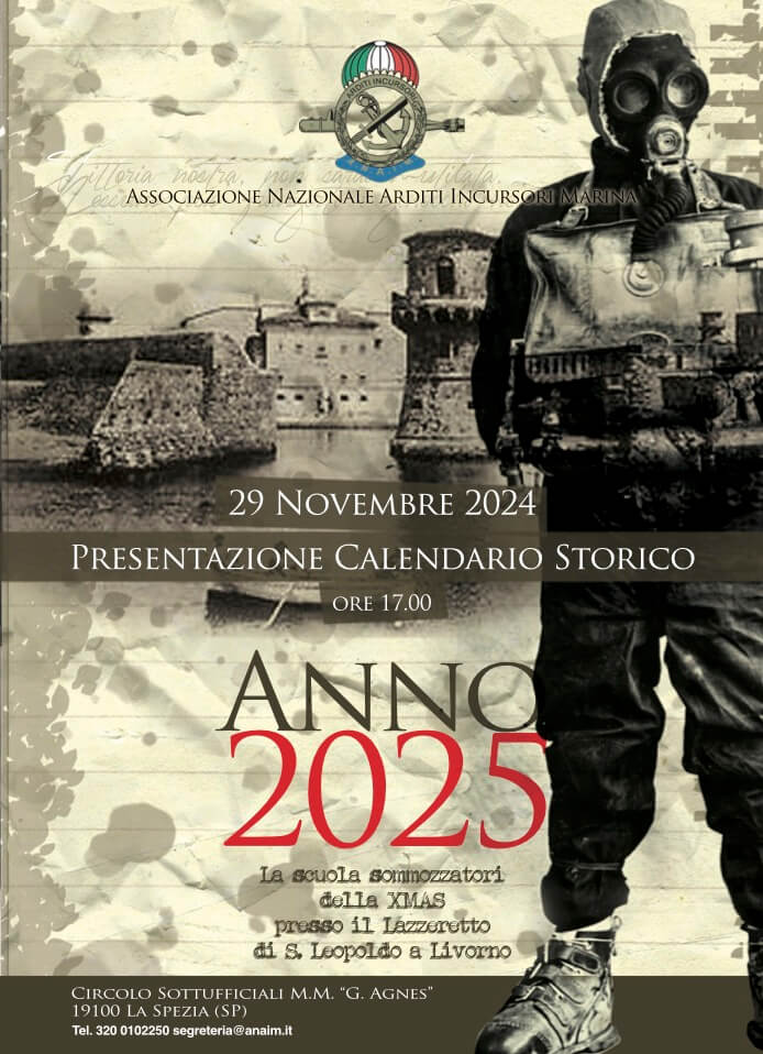 Calendario storico ANAIM 2025 Calendario storico ANAIM 2025
