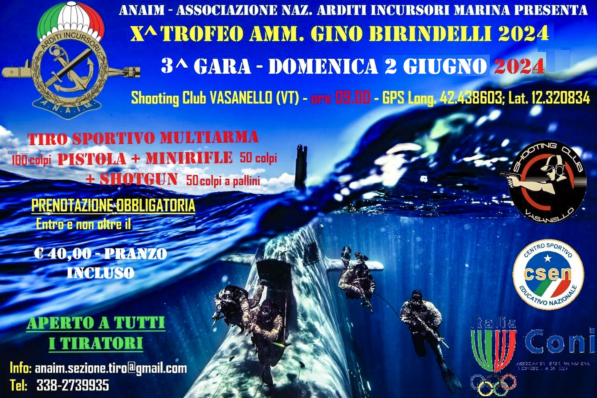 Locandina 3^ Gara Trofeo Birindelli 2024