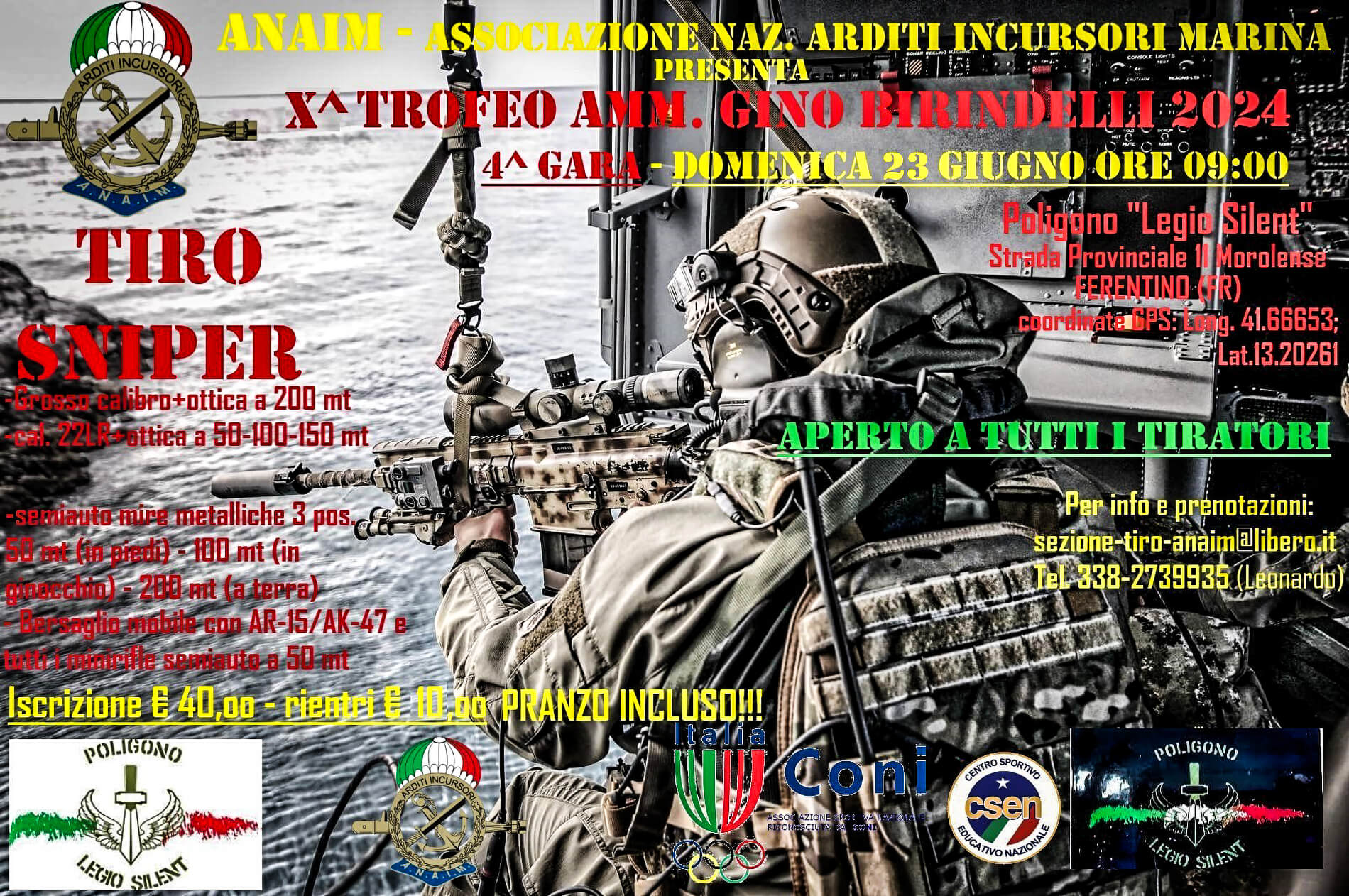 Locandina 4 gara Trofeo Birindelli 2024