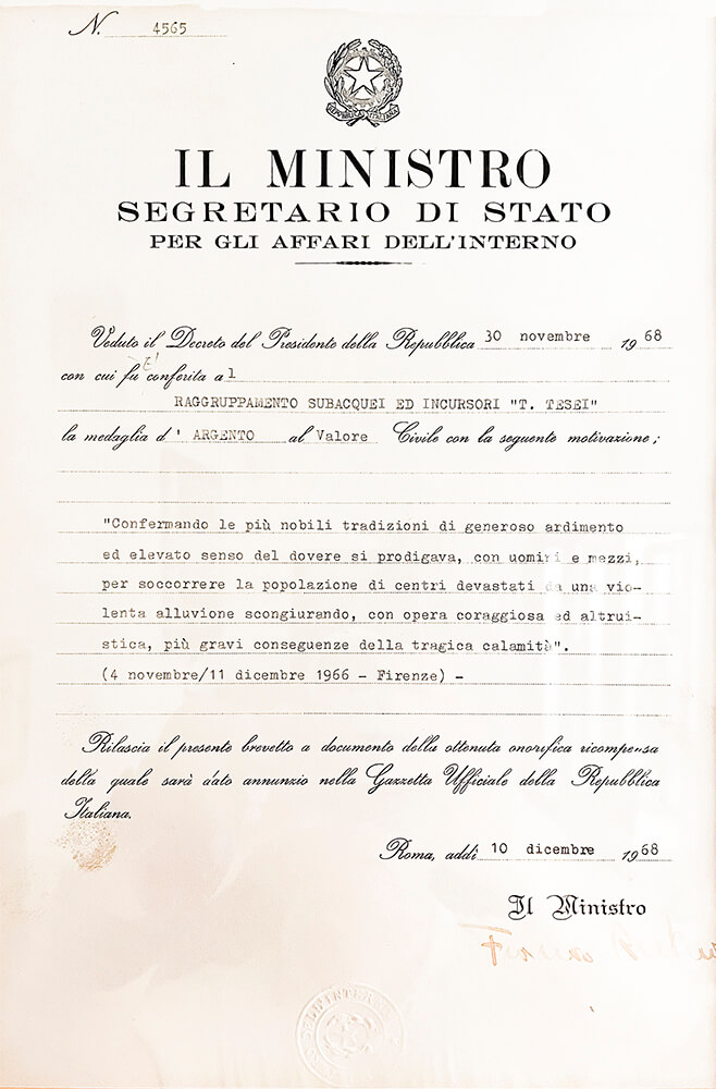 Medaglia Argento Valore Civile