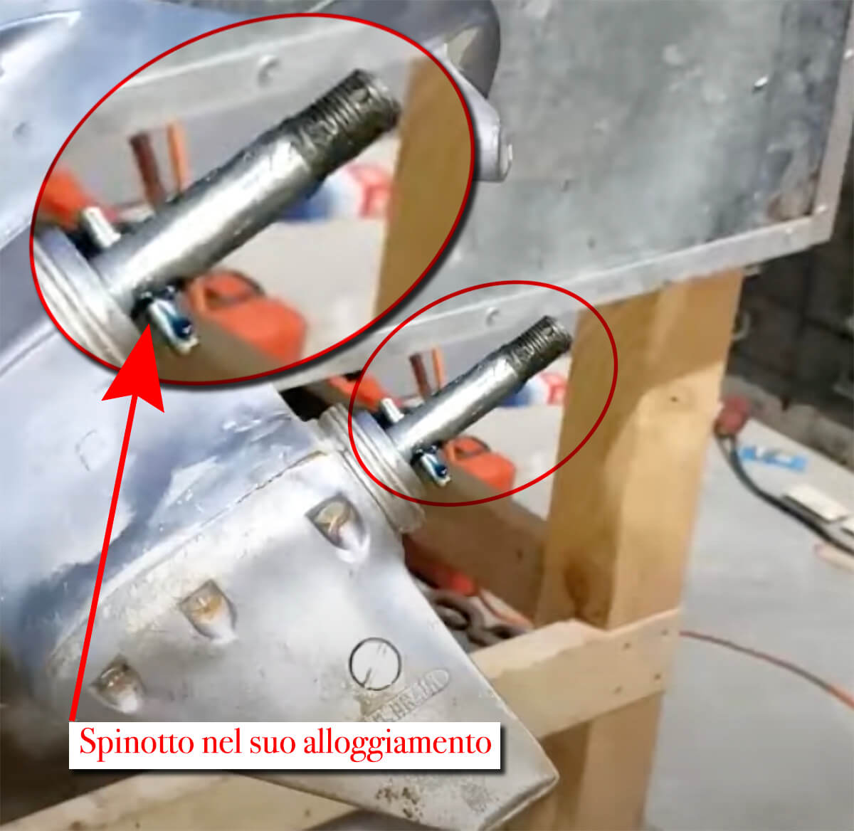 Piede elica (2) Riparazione avaria gruppo elica