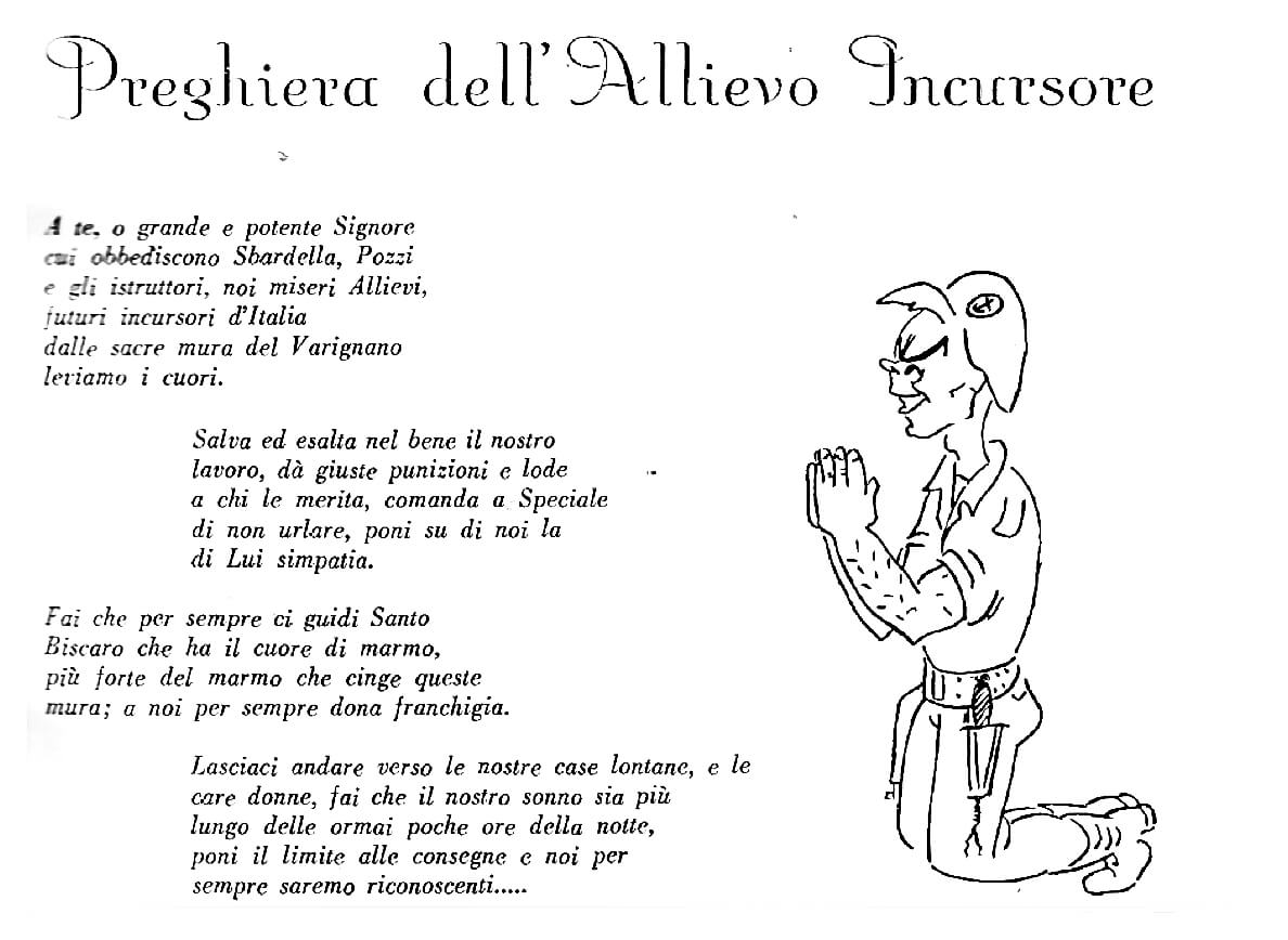Preghiera dell'Allievo Incursore Preghiera dell'Allievo Incursore