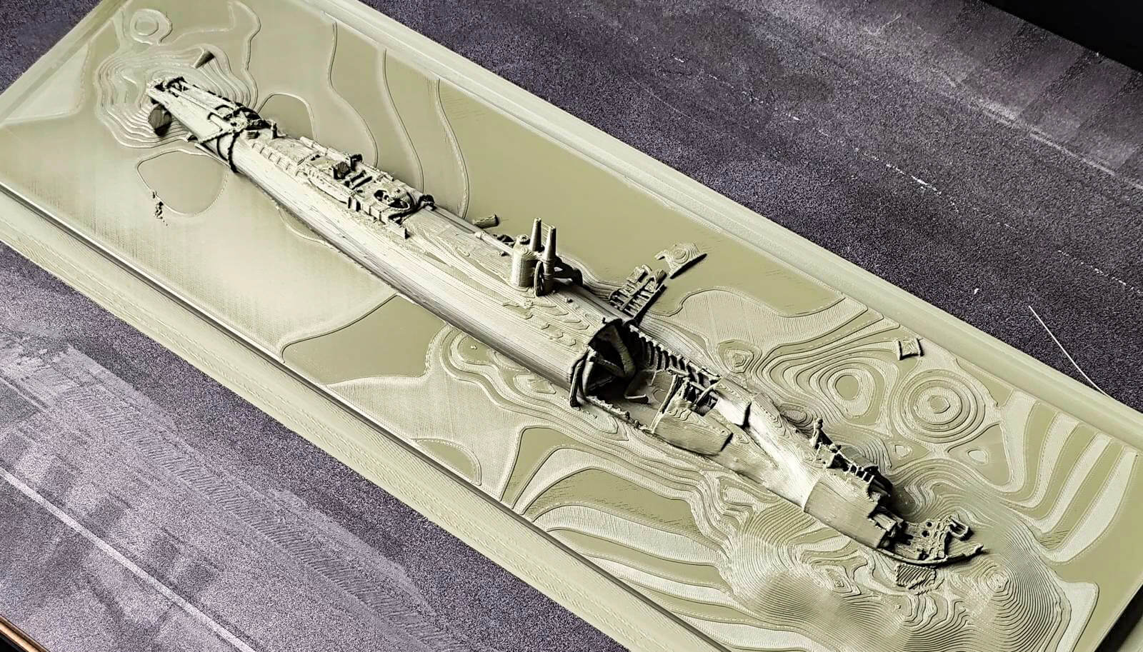 La straordinaria ricostruzione 3D del relitto dello Scirè, esposta all’EUDI