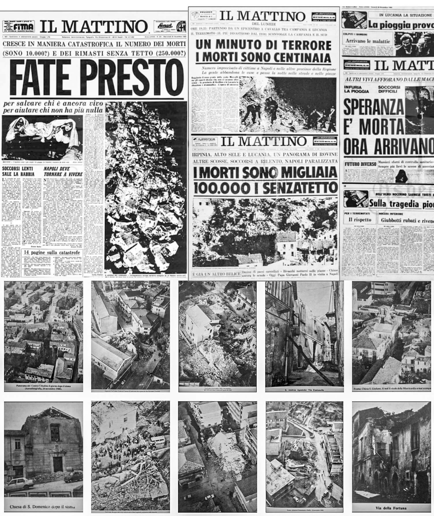 Terremoto Irpinia 1980 Terremoto Irpinia 1980, magnitudo 6,9 della scala Richter